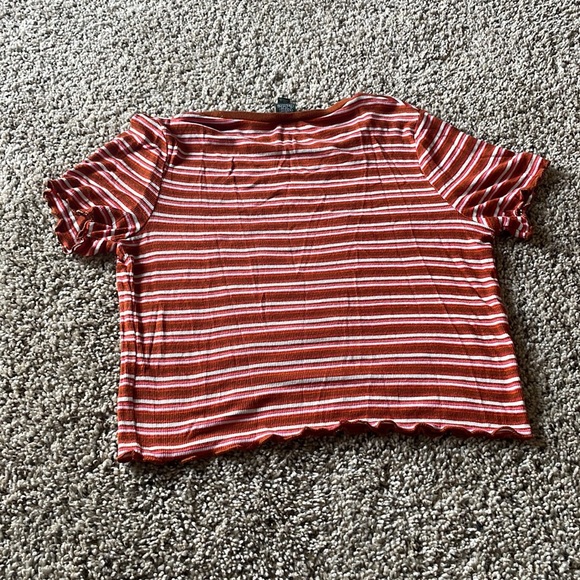 Wild Fable Cropped Ribbed Shirt - Picture 2 of 2